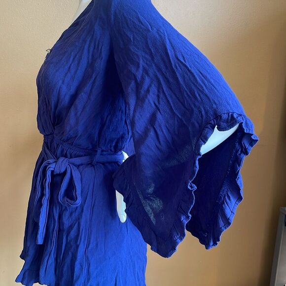 VICI Silvianna Plaid Waist Tie Romper Size Medium - Picture 7 of 16